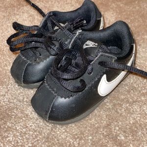 Black infant Nike Cortez